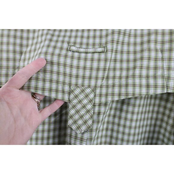 ExOfficio Mens Large Vented Double Pocket Hiking Trekking Button Shirt Plaid - Picture 12 of 16